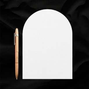 Invitation Style Arc clair Mariage blanc Cardstock de lin