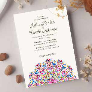 Invitation Style Art déco classique Mandala Mariage