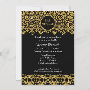 Invitation Style Art Déco Nouveau Manoir Anglais Damassé