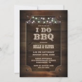 Invitation Style Bois I Do Barbecue (Devant)