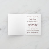 Invitation Style champêtre En vichy Baby shower chien (Intérieur)