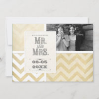 Style d'affiche de cirque - Ombre Chevron Stripe Z
