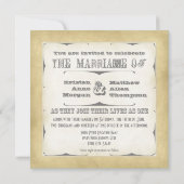 Invitation Style d'affiche de cirque - Ombre Chevron Stripe Z (Dos)