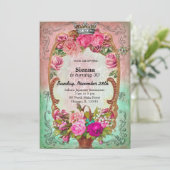 Invitation Style d'anniversaire vintage (Debout devant)