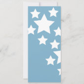 Invitation Style de billet d'anniversaire de la maison de reb (Dos)