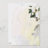 Invitation Style de calligraphie blanc et vert (Dos)