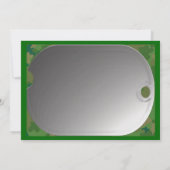 Invitation Style de caméra Dog Tag (Dos)