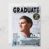 Invitation Style de couverture de magazine de niveau supérieu (Devant)