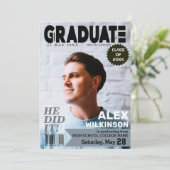 Invitation Style de couverture de magazine de niveau supérieu (Debout devant)