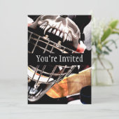 Invitation Style de groupe d'engrenages de hockey (Debout devant)