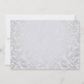 Invitation Style de journal Elegant Regency Era Enregistrer l (Dos)