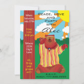 Invitation Style de l'ours super 1960" (Devant)