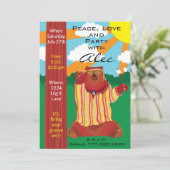 Invitation Style de l'ours super 1960" (Debout devant)