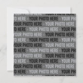 Invitation Style de thème Mariage des années 80 Motif géométr (Dos)