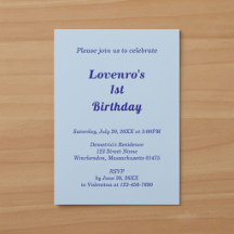 Style de typographie bleu clair pour l'anniversair