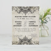 Invitation Style de typographie Graveurs de polices de caract (Debout devant)