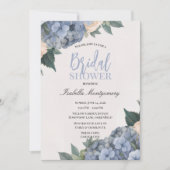 Invitation Style Élégant de Baby Shower de Mariée avec Hydran (Devant)