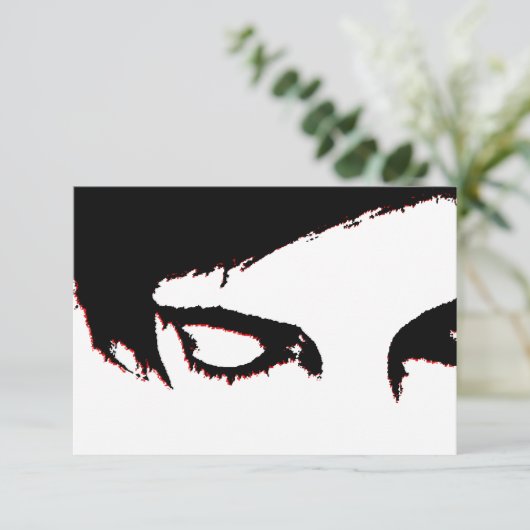 Invitation style emo (Debout devant)