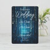 Invitation Style et texte de police personnalisés - Douche ét (Debout devant)