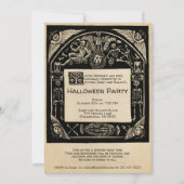 Invitation Style funéraire Déplaisant vintage personnalisable (Devant)