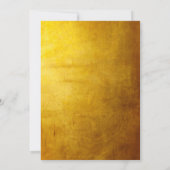 Invitation Style Glam Gold Noël Wreath Birthday Photo (Dos)