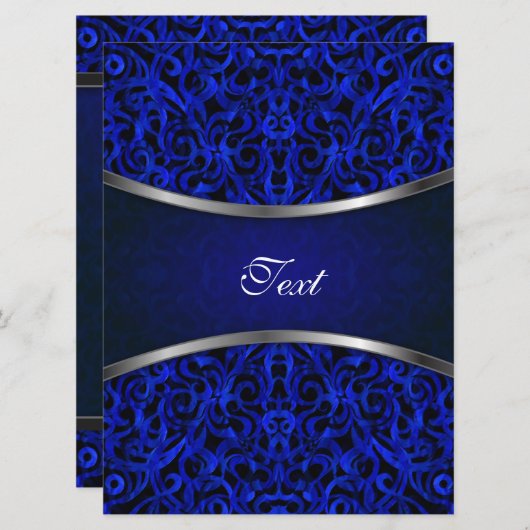 Invitation style indien (Devant / Derrière)