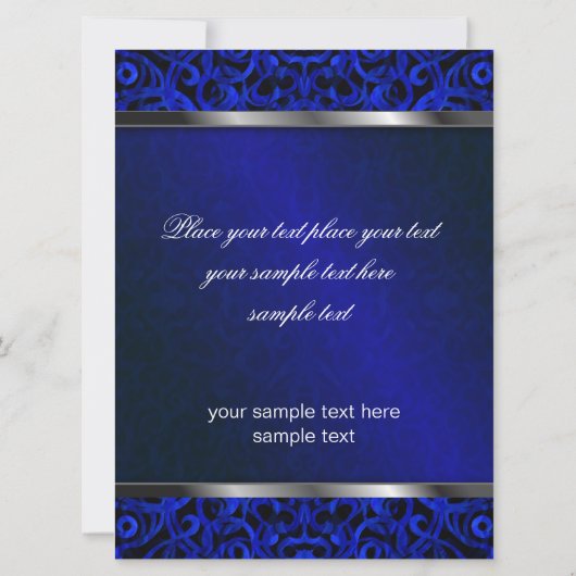 Invitation style indien (Dos)