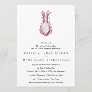 Invitation Style Lettrpress à la langouste