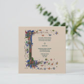 Invitation Style Médiéval de l'ère Victorienne (Debout devant)