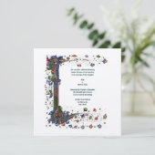 Invitation Style médiéval victorien de l'époque (Debout devant)