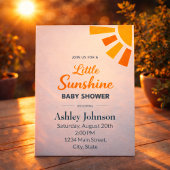 Invitation Style Minimaliste Soleil Plat