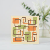 Invitation Style moderne du milieu du siècle (Debout devant)