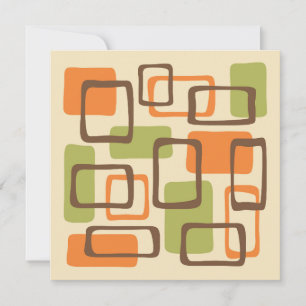 Invitation Style moderne du milieu du siècle