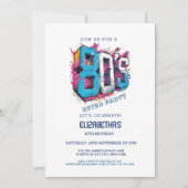 Invitation Style Retro Classic Party des années 80 (Devant)