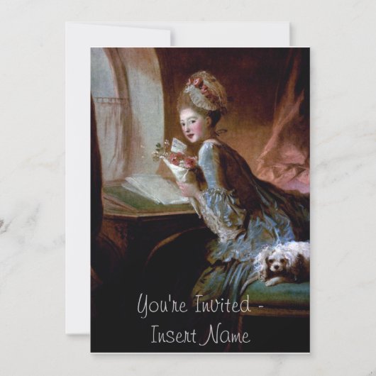 Invitation Style Rococo (Devant)