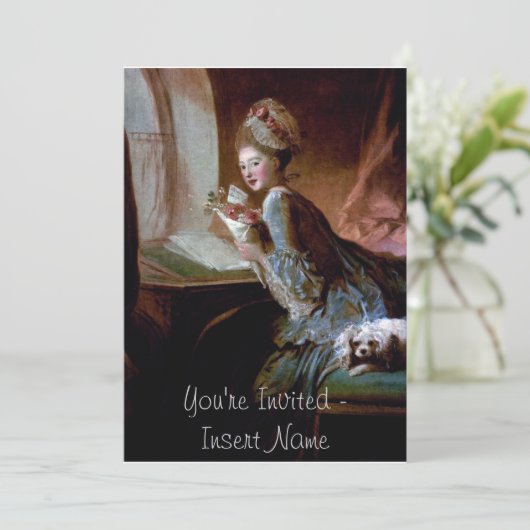 Invitation Style Rococo (Debout devant)