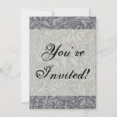 Invitation Style Scottish Thistle Knot William Morris (Devant)