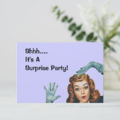 Invitation Style Vintage de l'expression de divertissement du (Debout devant)