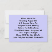 Invitation Style Vintage de l'expression de divertissement du (Dos)