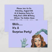 Invitation Style Vintage de l'expression de divertissement du (Devant / Derrière)