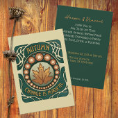 Invitation Style Vintage magique automne