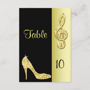 Invitation Stylet d'or et fissure triple