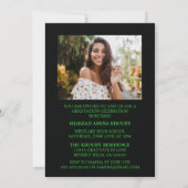 INVITATION STYLISÉ ÉLÉGANT SCRIPT 2 GRADUATE PARTITE INVITATI (Dos)