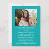 INVITATION STYLISÉ ÉLÉGANT SCRIPT 2 GRADUATE PARTITE INVITATI (Dos)