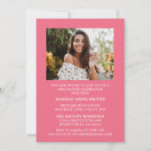 INVITATION STYLISÉ ÉLÉGANT SCRIPT 2 GRADUATE PARTITE INVITATI (Dos)