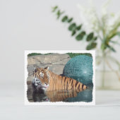 Invitation stylisée personnalisable de tigre de (Debout devant)