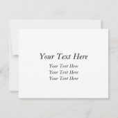 Invitation stylisée personnalisable de tigre de (Dos)