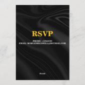 Invitation Stylish Birthday Party Card - CUSTOMIZABLE CARD (Dos)