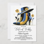 Invitation Stylish Boots and Bubbly Bridal Shower (Devant)