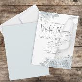 Invitation Stylish Calligraphie Script Elégant Mariage Gown